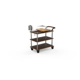 Steelite MGCRNX04WSXX Mogogo Buffet Solutions Roll'n Cheese Plate & Wine Cart 41-1/2" X 21" X 40-1/2"H