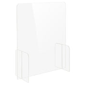 Bon Chef 90177-10 Tabletop Health Safety Shield 23-3/4"W X 12"D X 32"H Polished Edges