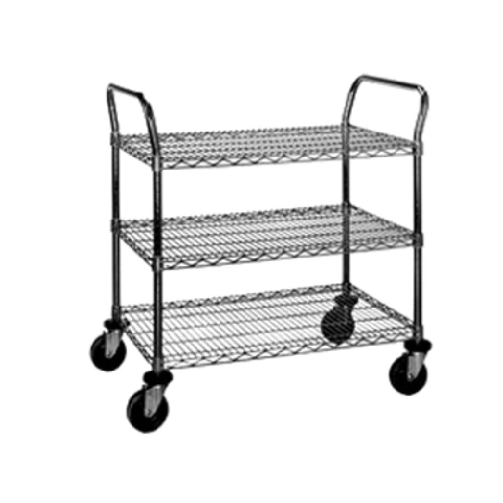 Eagle EU3-2136Z Utility Cart 3-tier 36"W X 21"D X 40"H