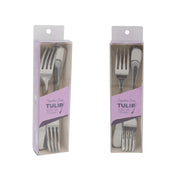 CAC China 3133-06 Tulip CPK Salad Fork 6-7/8"L Extra Heavy Weight