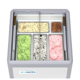 Koolmore KM-GDC-26SD Gelato Dipping Cabinet Display Freezer 26.18"W X 28.14"D X 34.45"H