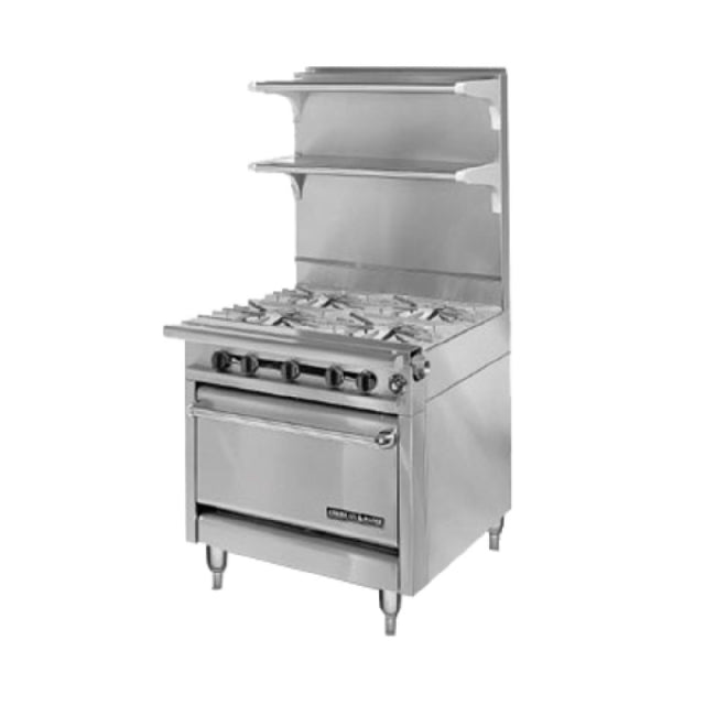 American Range HD34-4-1C_LP Medallion Professional Heavy Duty Range Gas 34"