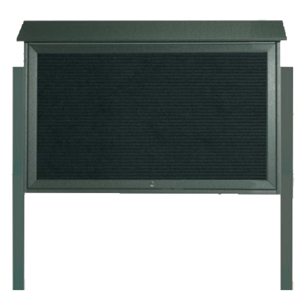 Aarco PLD3045TLDPP-4 Message Center 45"W X 30"H Freestanding