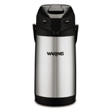 Waring WCA25 - Café Deco­­­™ Airpot, 2.5 Liter (84.5oz.), 5-1/2"W" X 7-1/2"D X 13"H