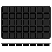 JB Prince M375 N Demarle Flexipan® Mold 23"L X 15"W (35) Square