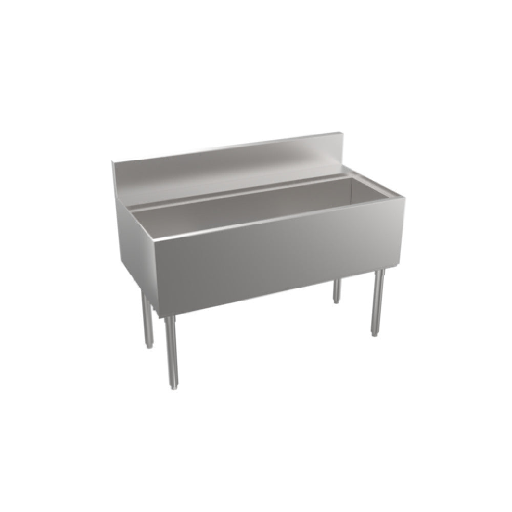 Krowne KRS-48-10 - Stadium Series Underbar Ice Bin/Cocktail Unit, Built-in 10-circuit Cold Plate