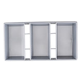 TableCraft Products 12486 - Bread Pan, 3-loaf Strapped, 18.125" X 9.25" X 2.75"
