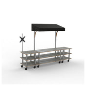 Steelite MGCMLA12GSBW Mogogo Modular Interactive Station Unique Gray