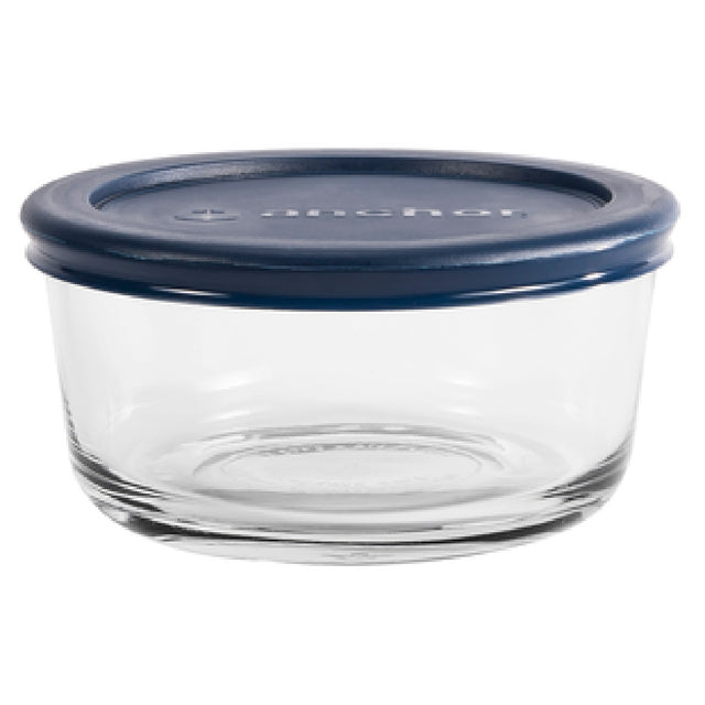 Anchor Hocking 85906L20 Food Storage Container 2 Cup 5" Dia. X 2-1/2"H