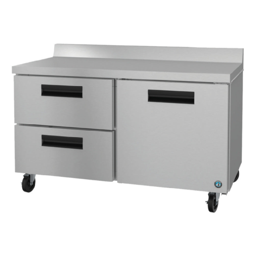 Hoshizaki WR60B-D2 - Steelheart Series Worktop Refrigerator, Two-section, 60"W