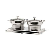 BauscherHepp 60.8872.0000 Soup Station (2) 158 Oz. (4-1/2 Liter) 20-7/8"L (530mm) X 12-13/16"W (325mm)