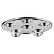 BauscherHepp 12.0501.0000 Snail Dish 5.9" Dia. 6-holes