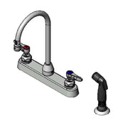 T&S Brass B-1172-07-133X Faucet Workboard 8" C/c 6" Gooseneck