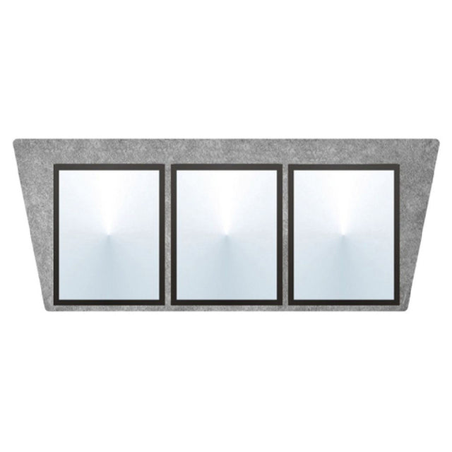 Hubert 45461 - Menu Board, 3-pocket, Wall-mount
