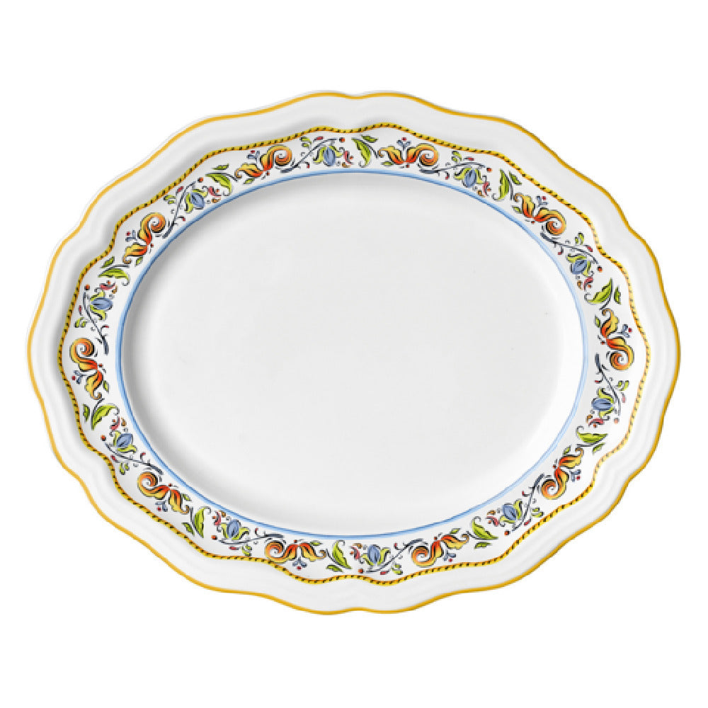 Steelite 62561FP817 Oval Platter 13.0" X 10.5" X 1.0" Adelina