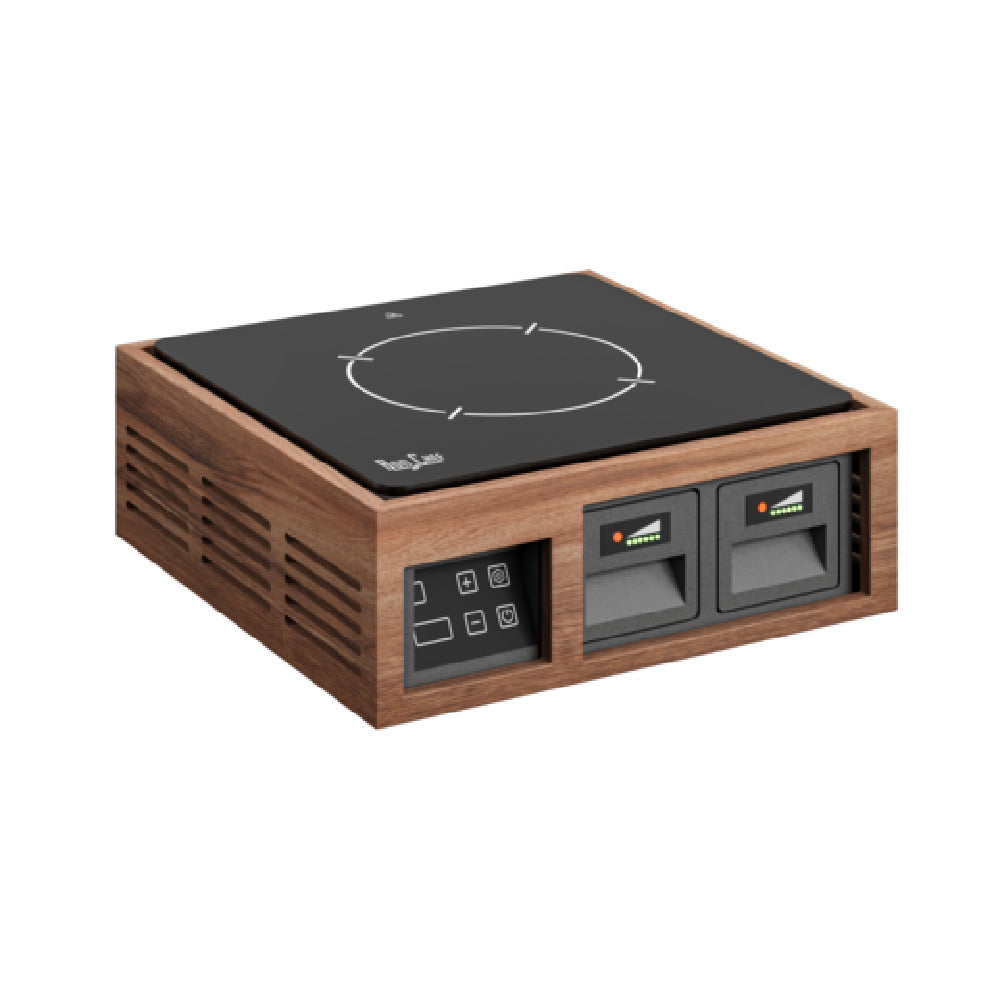 Bon Chef DC-100-BOX-W Wood Cover-Up For DC-100 Induction Stove Walnut