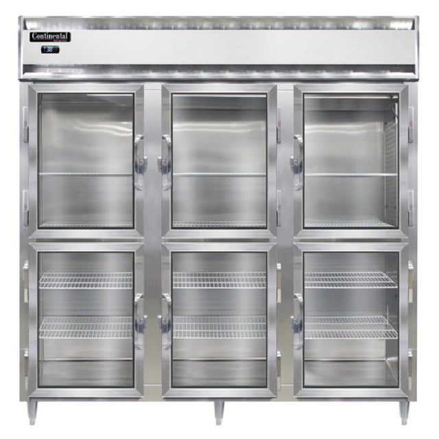 Continental Refrigerator D3RNGDHD Designer Line Refrigerator Reach-in Three-section