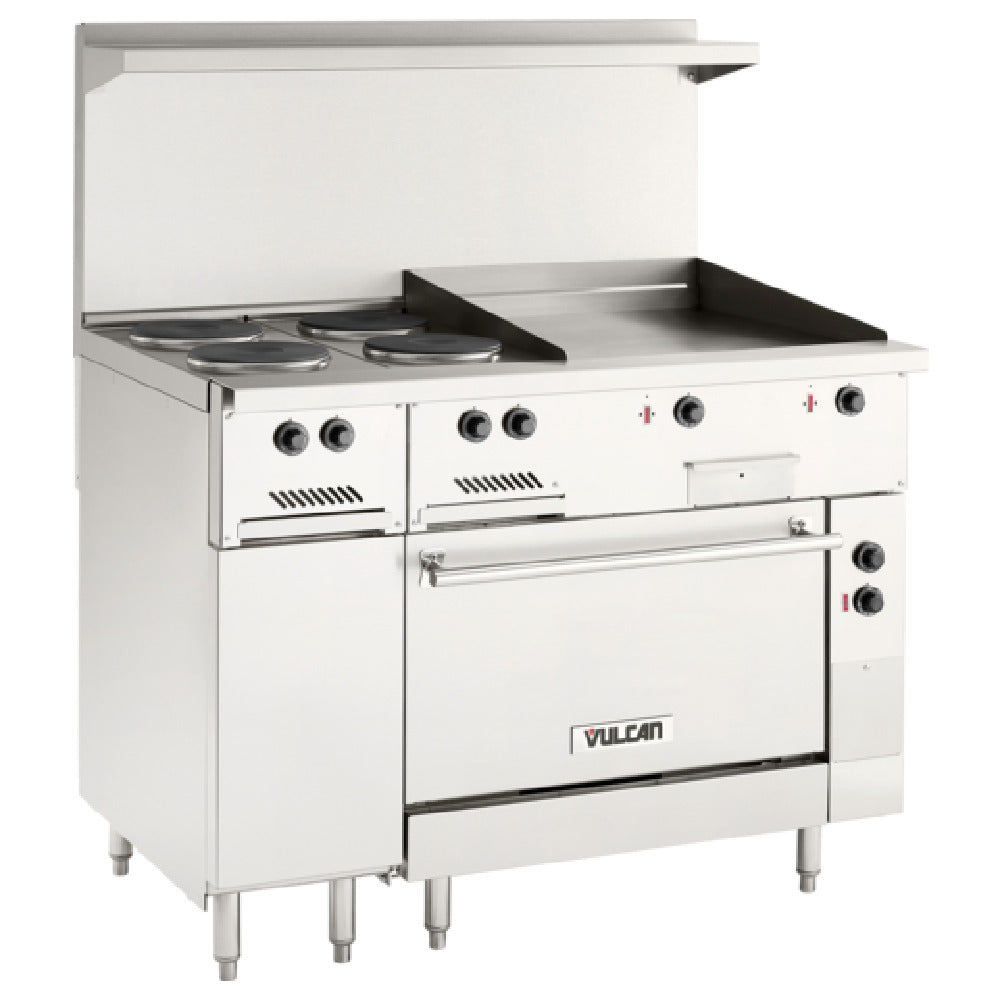 Vulcan EV48S-4FP24G208 - Restaurant Range, Electric, 48"