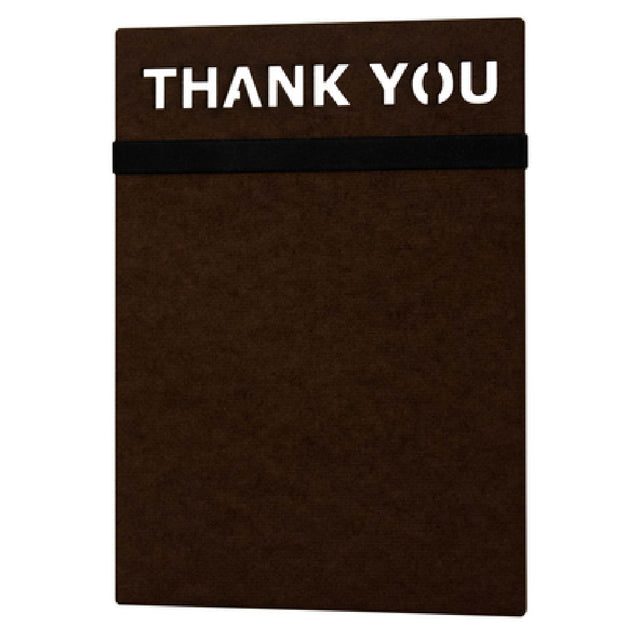 Risch MDF-CHECK 5X9 MDF Check Presenter 5" X 9" With "Thank You" Cut Out At The Top