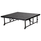 National Public Seating TFXS48482432 NPS® Transfix Stage Platform 48"W X 48"D X 24"-32"H