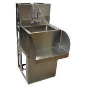 BK Resources UBDW-21-1410BSS-P-G Blender Station With Dump Sink 18"W X 21-1/4"D