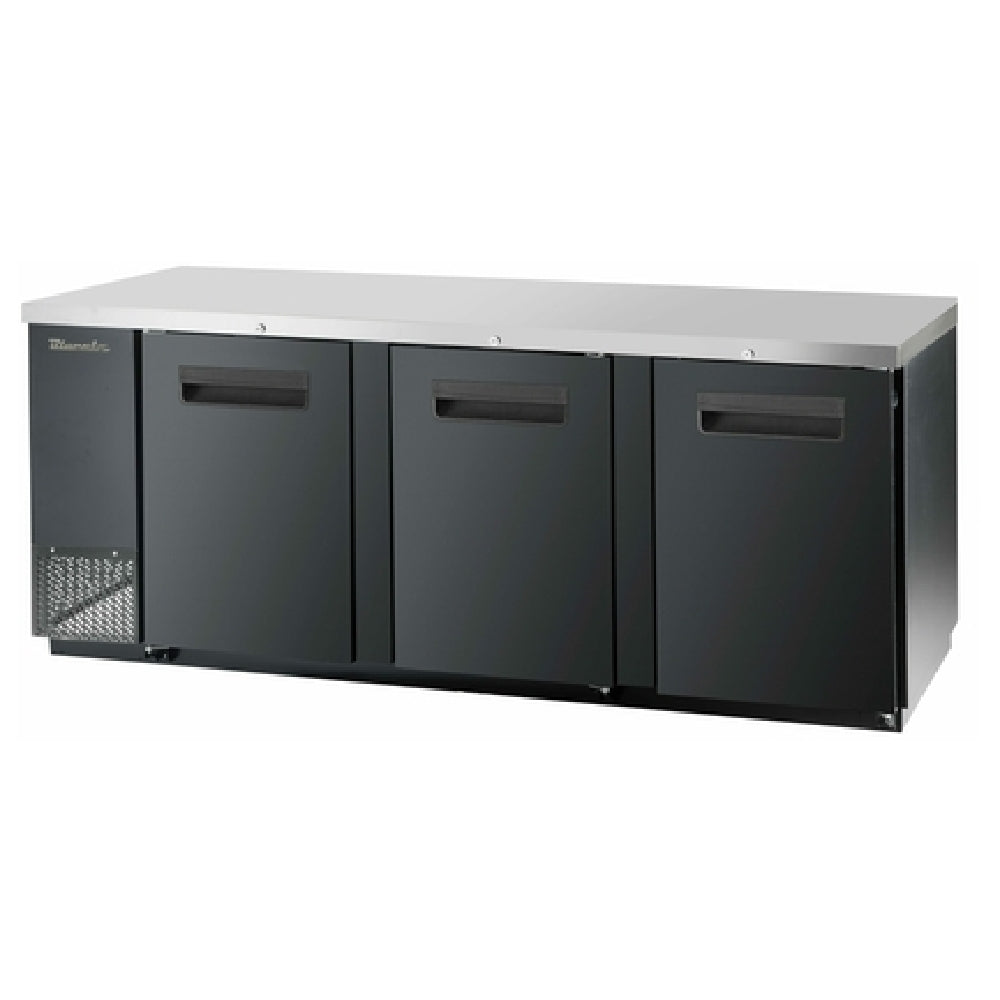 Blue Air BBB90-4B-HC - Back Bar Cooler, Three-section, 90-3/8"W