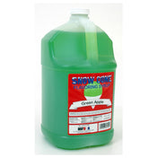 Winco 72009 Benchmark Snow Cone Syrup 1 Gallon Green Apple