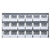 Quantum QLP-3619-230-18CL Louvered Panel Wall Mounted 36"L X 11"D X 19"H