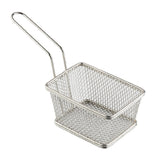 TableCraft Products 10971 - Serving Basket, 6" X 4" X 3", Rectangular