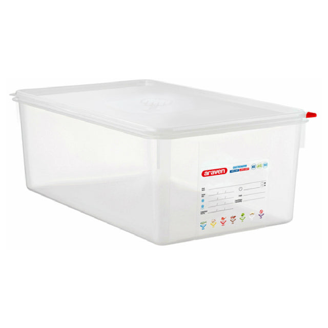 Carlisle 03038 Araven Food Storage Container 29.6 Qt. 20-7/8" X 12-3/4" X 8"