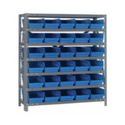 Quantum 1239-102_GREEN - Shelving Unit, 12"D X 36"L X 39"H, Heavy Duty