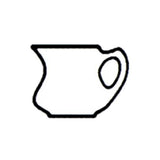 Steelite HL17500 Creamer/Jug 5-1/4 Oz. Handled