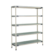 Metro 5X367GX3 MetroMax® I Starter Shelving Unit 60"W X 18"D X 74"H Rust Proof