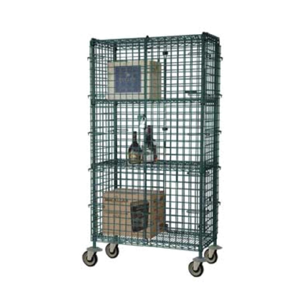 1880 Hospitality FMSEC24363GN Focus Foodservice Security Cage Complete Mobile Kit