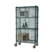 1880 Hospitality FMSEC24363GN Focus Foodservice Security Cage Complete Mobile Kit