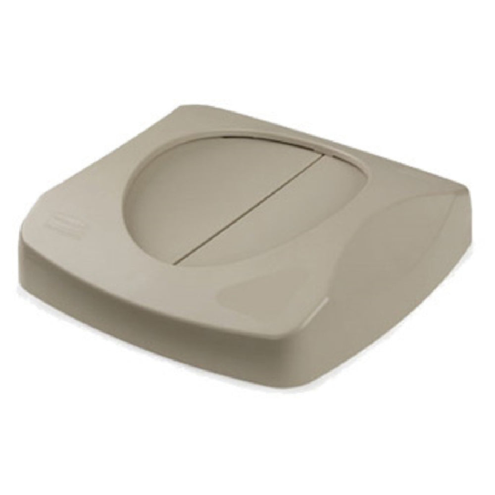 Rubbermaid FG268988BEIG Untouchable® Swing-In-Top 16" Sq X 4" H Fits 3569-883569-07 & 3569-73 Containers