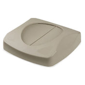 Rubbermaid FG268988BEIG Untouchable® Swing-In-Top 16" Sq X 4" H Fits 3569-883569-07 & 3569-73 Containers