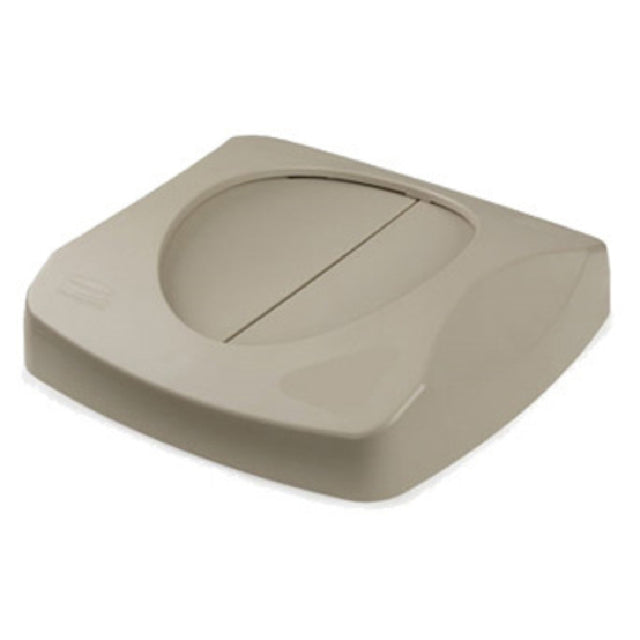 Rubbermaid FG268988BEIG Untouchable® Swing-In-Top 16" Sq X 4" H Fits 3569-883569-07 & 3569-73 Containers