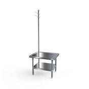 NBR Equipment MSS-3030UR Mixer Stand 30"Wx30"Dx24"H 14ga T304 Marine Edges Top