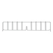Quantum DIV36S Wire Shelf Divider 36"D X 8"H 304 Stainless Steel