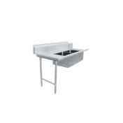 Omcan 48485 (48485) Soiled Dishtable Straight Design 72"W X 30"D X 44"H