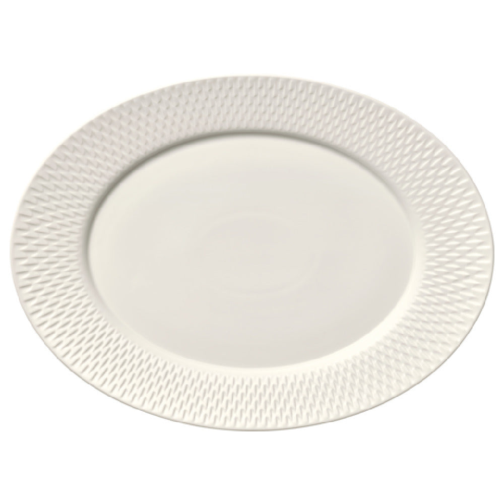 BauscherHepp 692083 Platter 13" X 9.4" Oval With Rim Relief