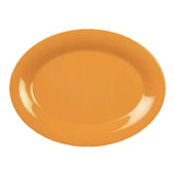 Thunder Group CR213YW Platter 13-1/2" X 10-1/2" Oval
