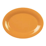 Thunder Group CR212YW Platter 12" X 9" Oval