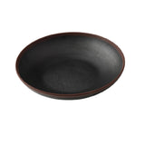 Yanco NA-708BK Nature Art Salad/Soup Plate 8"dia. X 1-1/2"H 20 Oz