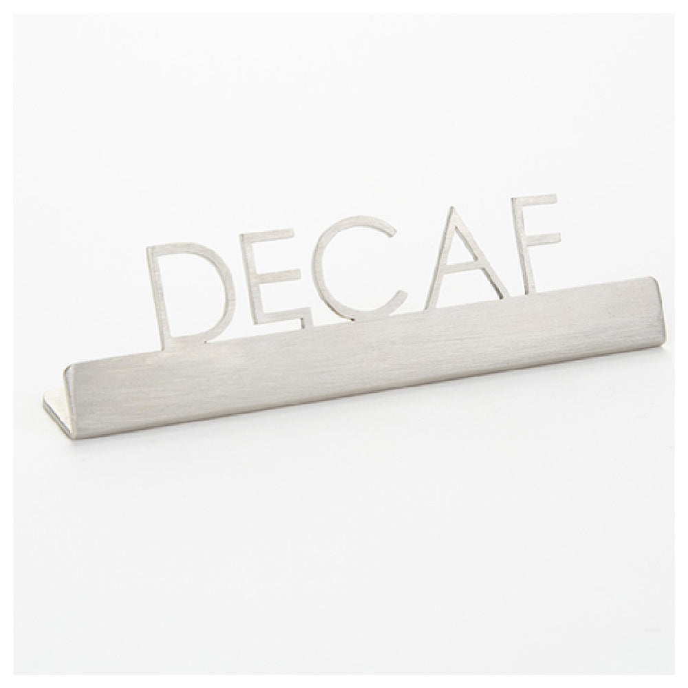 American Metalcraft SSD5 Sign "decaf" 5"L X 3/4"W X 1-1/4"H