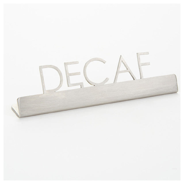 American Metalcraft SSD5 Sign "decaf" 5"L X 3/4"W X 1-1/4"H