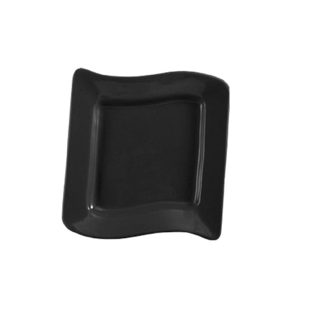 CAC China SOH-8-BLK Soho Plate 8-1/2"L X 8-1/2"W X 1"H Square