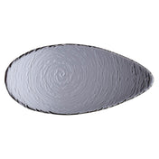 Steelite 6513G382 Oval Platter 12.125" X 5.875" X 0.875" Scape Glass