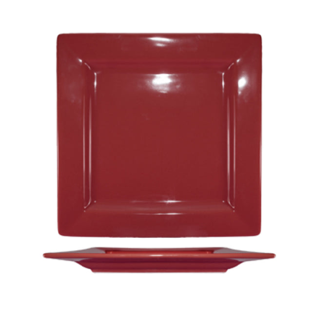 International Tableware EL-10-RH Plate 10-3/4"W X 10-3/4"D X 1" H Square